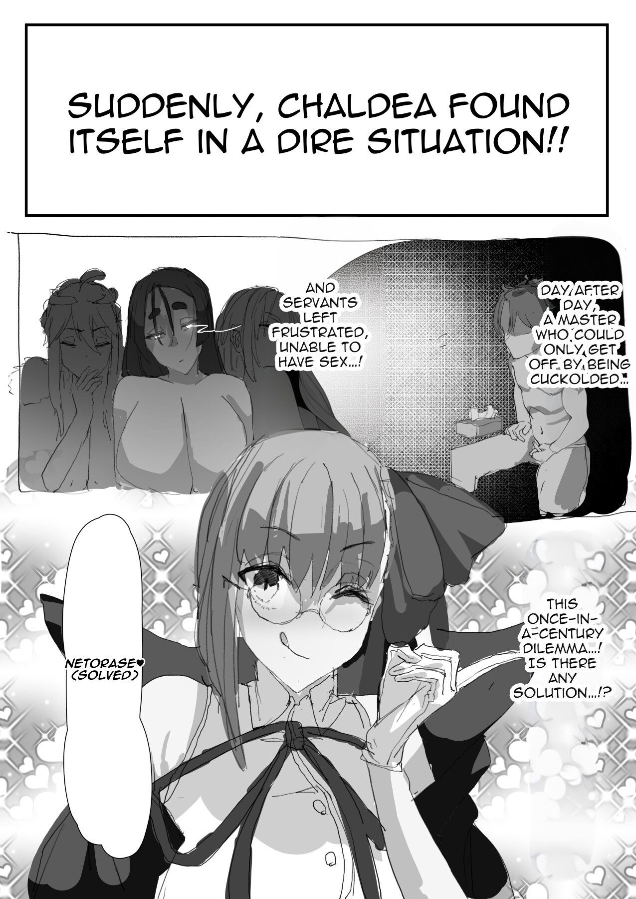 Hentai Manga Comic-Sweet Cuckolding Masturbation Support at Chaldea 1-Read-2